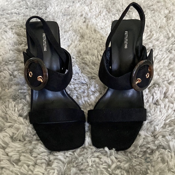 Black Block Heels - Picture 1 of 5